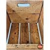 Image 6 : Purity Dairy Wooden Shipping Crate  (Measures : 11-1/2"H x 13-1/2"W x 14-1/4"D)