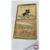 Image 5 : Black & White Scotch Whisky Ashtray w/Scotty Little Cigars Tin (Ashtray Measures : 2"H x 6-1/2"W x 6