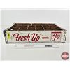 Image 2 : 7UP White Painted Wooden 24 Bottle Crate  (Measures : 4"H x 18-1/4"W x 12"D)