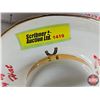Image 10 : Vintage Hycroft Medicine Hat Cowboy Ashtray (22K Gold) (Measures : 2"H x 5"W x 5-3/4"D)