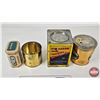 Image 5 : Vintage Confection Tins (4) :  - Swift's Pork Tenderloins - Red Arrow Cream Crackers - Empress Pure