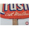 Image 5 : Orange Crush Hand Held Fan (French) (Measures : 11"L)