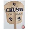 Image 6 : Orange Crush Hand Held Fan (French) (Measures : 11"L)