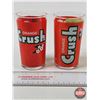 Image 3 : Orange Crush Tumblers (2) (Both Measure : 4-3/4"H)