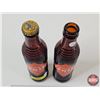Image 2 : Orange Crush ACL Bottles (2) (Amber Glass) (Both Measure : 8-1/4"H)