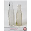 Image 10 : Embossed Orange Crush Bottles (2) (Tallest Measures : 9"H)