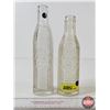 Image 1 : Embossed Orange Crush Bottles (2) (Tallest Measures : 9"H)