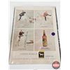 Image 11 : White Horse Scotch Whisky Collector Combo : - Bottle w/Cardboard Carrier (Paper Label) - ACL Bottle 