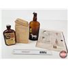 Image 1 : White Horse Scotch Whisky Collector Combo : - Bottle w/Cardboard Carrier (Paper Label) - ACL Bottle 
