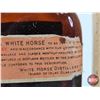 Image 7 : White Horse Scotch Whisky Collector Combo : - Bottle w/Cardboard Carrier (Paper Label) - ACL Bottle 