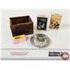 Image 1 : Camel Cigarette Combo : - Ashtray - Collector Packs (2) - Climax Welding Compound Box (Box Measures 