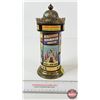 Image 5 : Vintage French Art Deco Kiosk Pop-Up Cigarette Dispenser (c. 1930's-40's) (Measures : 9"H)