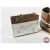 Image 9 : WWII Trench Art Brass Ashtray w/Integrated Matchbox Holder "Souvenir of Holland" (Repurposed Artille