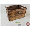 Image 2 : Northern Alberta Dairy Pool Wood Box Crate (Measures : 10"H x 17"W x 14"D)