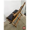 Image 6 : H J Harwood's Double Wood Folding Chair (Measures : 34"H x 36-1/2"W x 24"D)
