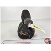 Image 11 : Wooden Duck Decoy (Consignor Tag - Working Blue Bill Drake 1920)  (Measures : 6"H x 5"W x 15"L)