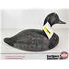 Image 5 : Wooden Duck Decoy (Consignor Tag - Working Blue Bill Drake Found In Valleyfield Quebec c. 1950)  (Me