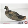 Image 3 : Wooden Duck Decoy (Consignor Tag - Very Early Mallard Drake c. 1890's)  (Measures : 6"H x 5-1/2"W x 
