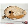 Image 8 : Wooden Duck Decoy (Consignor Tag - Working Blue Bill Drake c. 1940's)  (Measures : 6-1/4"H x 5-1/2"W