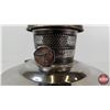 Image 8 : Aladdin Oil Lamp : No. 23 : Nickel Plated Insert (Measures w/Chimney : 19"H)