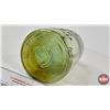 Image 7 : Improved Gem Sealer Jar : Green Glass (Measures : 8-3/4"H)