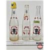 Image 5 : Calgary Brewing Bottles (3) (ACL) c/w Calgary Ginger Ale Bottle Stopper (Tallest Measures : 9-1/4"H)