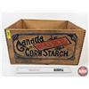 Image 4 : Canada Pure Cornstarch Wood Box Crate  (Repainted) (Measures : 9"h x 17"W x 14-1/4"D)