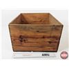Image 5 : Canada Pure Cornstarch Wood Box Crate  (Repainted) (Measures : 9"h x 17"W x 14-1/4"D)
