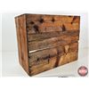 Image 7 : Canada Pure Cornstarch Wood Box Crate  (Repainted) (Measures : 9"h x 17"W x 14-1/4"D)