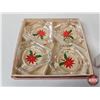 Image 2 : Scottie Ceramic Condiment Set, Scotty Matchbox Holder, & Bohemia Ashtrays Set of 4