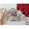 Image 4 : Scottie Ceramic Condiment Set, Scotty Matchbox Holder, & Bohemia Ashtrays Set of 4