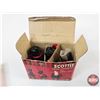 Image 7 : Scottie Ceramic Condiment Set, Scotty Matchbox Holder, & Bohemia Ashtrays Set of 4