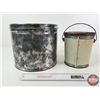 Image 4 : Confectionary Tins (2) : - Baker's Coconut - Thistle Pure Lard (Largest Measures : 9"H x 10-1/2"Dia)