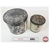 Image 6 : Confectionary Tins (2) : - Baker's Coconut - Thistle Pure Lard (Largest Measures : 9"H x 10-1/2"Dia)