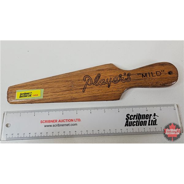 Player's Mild Wooden Tobacco Box Opener (Measures : 12-3/4"L)