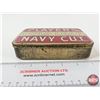 Image 3 : Player's Gold Leaf Navy Cut Tobacco Tin (Measures : 1-1/4"H x 5-1/2"W x 3-3/4"D)