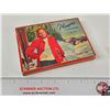 Image 2 : Player's Cigarettes Mild Tin w/Holiday Cardboard Sleeve (Measures : 3/4"H x 6"W x 4-1/4"D)