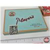 Image 4 : Player's Cigarettes Mild Tin w/Holiday Cardboard Sleeve (Measures : 3/4"H x 6"W x 4-1/4"D)