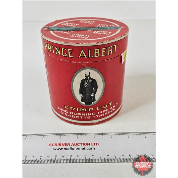 Prince Albert Crimp Cut Cardboard Can (Measures : 5-1/2"H x 5-1/4"Dia)