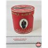 Image 1 : Prince Albert Crimp Cut Cardboard Can (Measures : 5-1/2"H x 5-1/4"Dia)