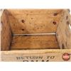 Image 5 : Palm Dairies Ltd. Wood Box Crate (Measures : 10-1/2"H x 18-1/4"W x 14"D)