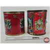 Image 5 : Vintage Coffee Cans (2) : - Bagdad - Nash's Jubilee (Largest Measures : 8-1/2"H x 8-1/4"Dia)