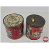 Image 6 : Vintage Coffee Cans (2) : - Bagdad - Nash's Jubilee (Largest Measures : 8-1/2"H x 8-1/4"Dia)
