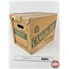 Image 1 : Canada Dry Beverages Large Size 12 Bottles Shipping Box (Measures : 12"H x 15-1/4"W x 11-1/2"D)