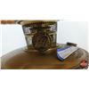 Image 4 : Aladdin Floor Lamp w/Parchment Shade : Model B Burner :  (Lamp : 1941) (Shade 1937) (Total Measures 