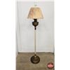 Image 5 : Aladdin Floor Lamp w/Parchment Shade : Model B Burner :  (Lamp : 1941) (Shade 1937) (Total Measures 