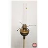 Image 8 : Aladdin Floor Lamp w/Parchment Shade : Model B Burner :  (Lamp : 1941) (Shade 1937) (Total Measures 