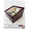 Image 3 : PCI Premium Cigars Glass Top Store Display Box : c/w : Variety of Unopened Tobacco Pouches; Cigars; 