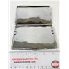 Image 2 : Nickel Plated Cigarette Case : Sunburst Design (Measures : 5'H x 3-1/2W x 3/8"D)
