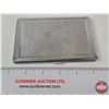 Image 4 : Nickel Plated Cigarette Case : Sunburst Design (Measures : 5'H x 3-1/2W x 3/8"D)